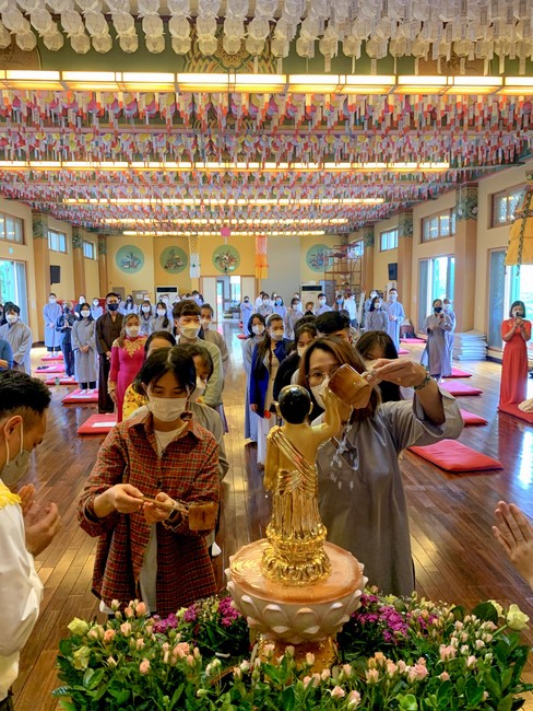 The Vesak Great Ceremony at Hoang Phap Temple in Jeonju City - South Korea
